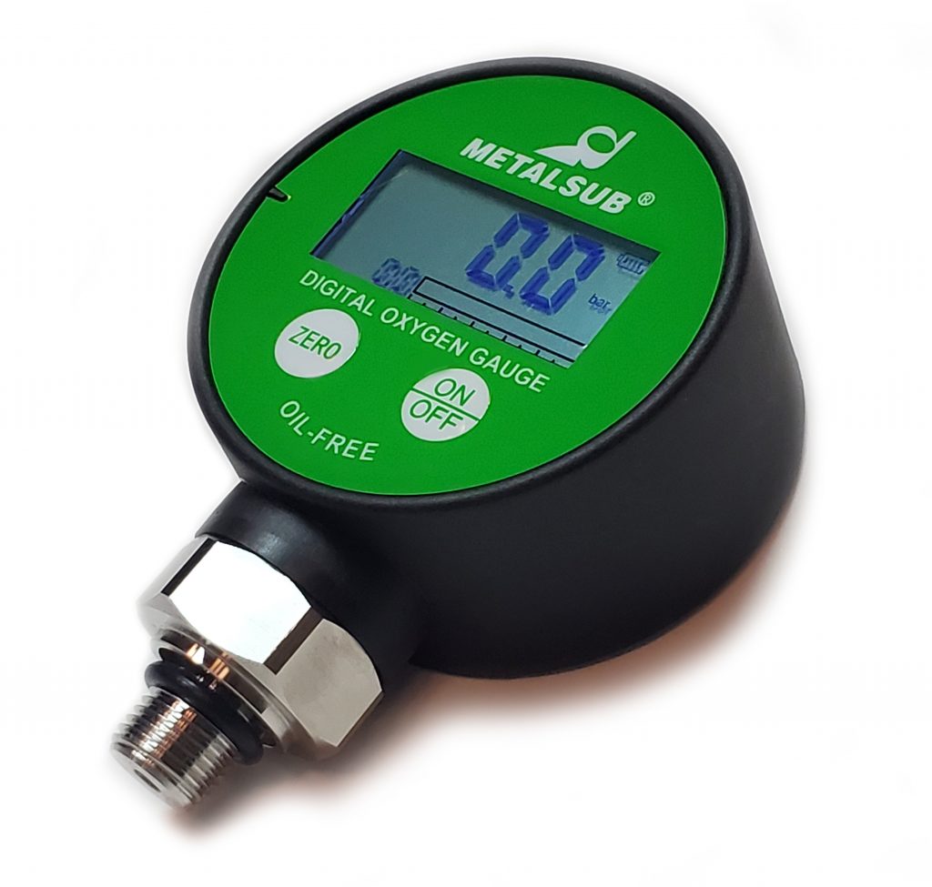 OXYGEN pressure gauge Metalsub